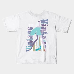 Vintage Girls Shoes  Birthday Gift For Girls And Women Kids T-Shirt